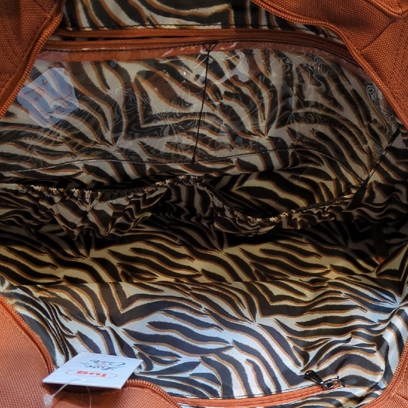 Lug Tempo Matte Luxe VL Large Tote Bag - Copper - NWT - Picture 13 of 16